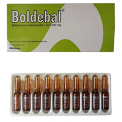 Nas Pharma Boldebal 200mg 10x1ml Ampul (Boldenon)