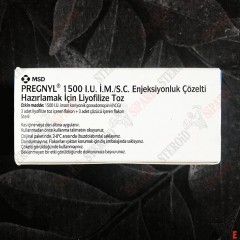 Pregnyl 1500IU 3 ampul