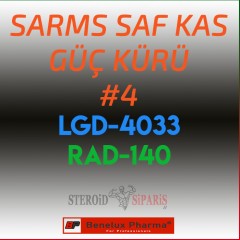 Sarms Saf Kas+Güç Kürü #4